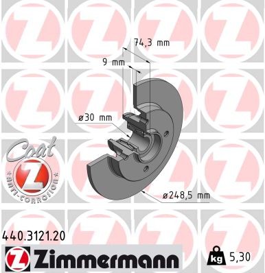 ZIMMERMANN 440.3121.20 EAN: 4250238794509.