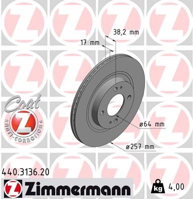ZIMMERMANN 440.3136.20 EAN: 4250238778097.