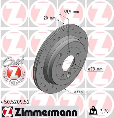 ZIMMERMANN 450.5209.52 EAN: 4250238763871.