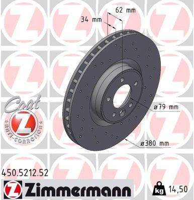 ZIMMERMANN 450.5212.52 EAN: 4250238767206.