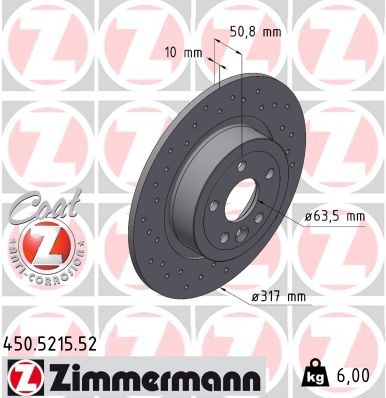 ZIMMERMANN 450.5215.52 EAN: 4250238793977.