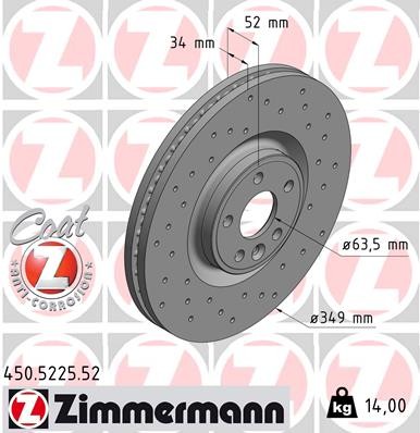 ZIMMERMANN 450.5225.52 EAN: 4250238780052.