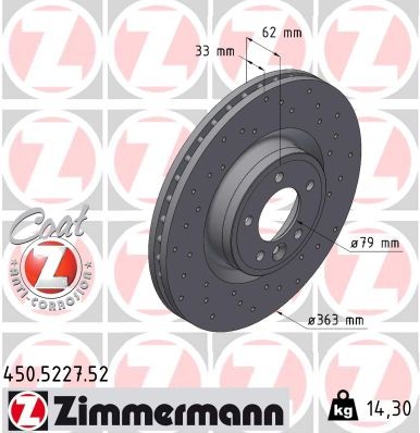 ZIMMERMANN 450.5227.52 EAN: 4250238780687.