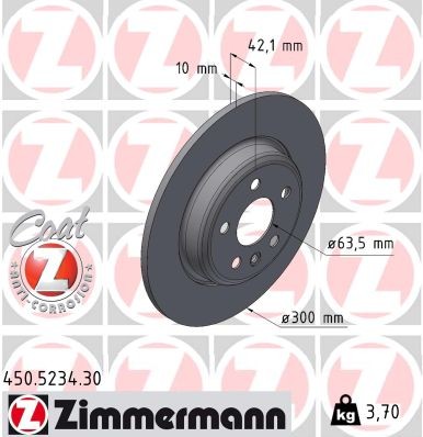 ZIMMERMANN 450.5234.30 EAN: 4250238790242.