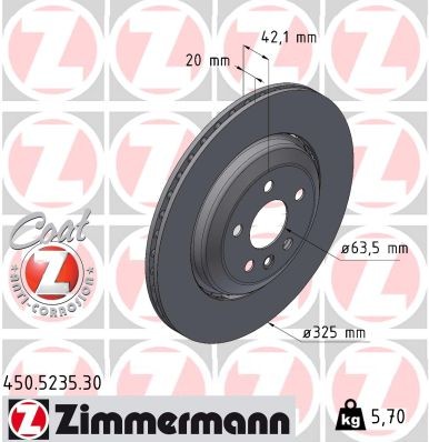 ZIMMERMANN 450.5235.30 EAN: 4250238790259.