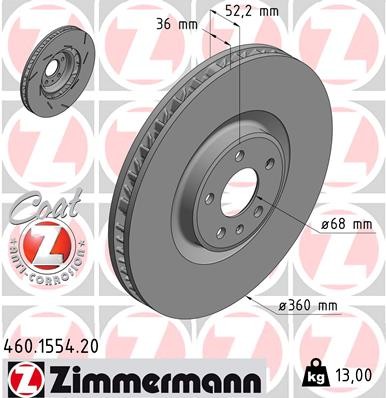 ZIMMERMANN 460.1554.20 EAN: 4250238766124.