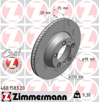 ZIMMERMANN 460.1583.20 EAN: 4250238751144.