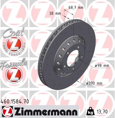 ZIMMERMANN 460.1584.70 EAN: 4250238785385.