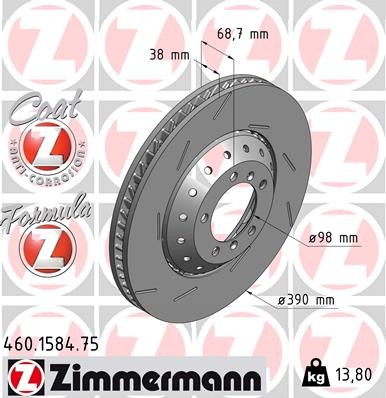 ZIMMERMANN 460.1584.75 EAN: 4250238753803.