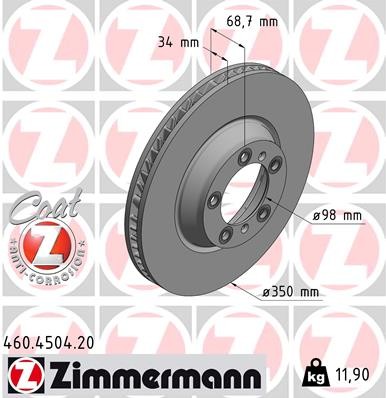 ZIMMERMANN 460.4504.20 EAN: 4250238776468.