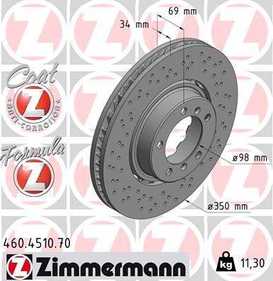 ZIMMERMANN 460.4510.70 EAN: 4250238777793.