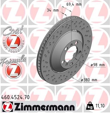 ZIMMERMANN 460.4524.70 EAN: 4250238780908.