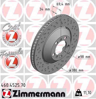 ZIMMERMANN 460.4525.70 EAN: 4250238780915.