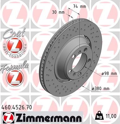 ZIMMERMANN 460.4526.70 EAN: 4250238780465.