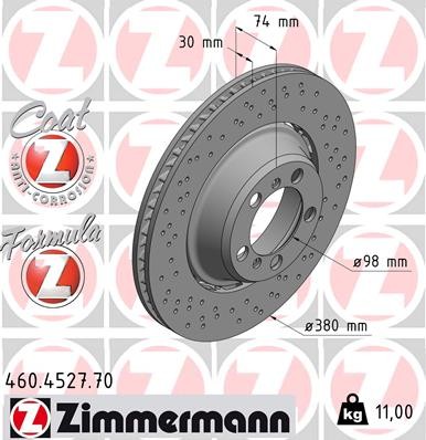 ZIMMERMANN 460.4527.70 EAN: 4250238780472.