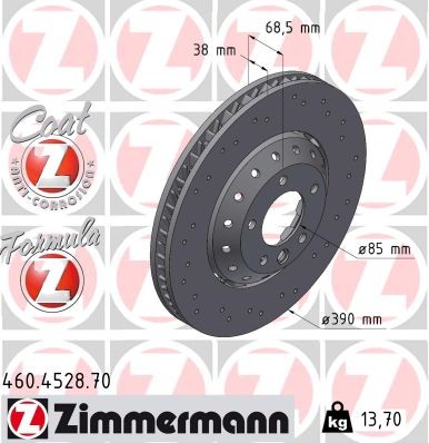 ZIMMERMANN 460.4528.70 EAN: 4250238785408.