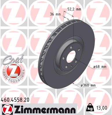 ZIMMERMANN 460.4558.20 EAN: 4250238789642.