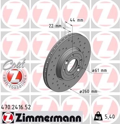 ZIMMERMANN 470.2416.52 EAN: 4250238758549.