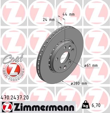 ZIMMERMANN 470.2437.20 EAN: 4250238747024.