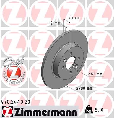 ZIMMERMANN 470.2440.20 EAN: 4250238754701.