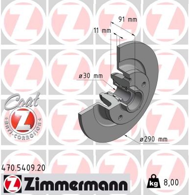 ZIMMERMANN 470.5409.20 EAN: 4250238779346.