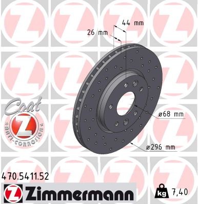 ZIMMERMANN 470.5411.52 EAN: 4250238787846.
