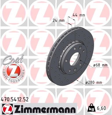 ZIMMERMANN 470.5412.52 EAN: 4250238788263.