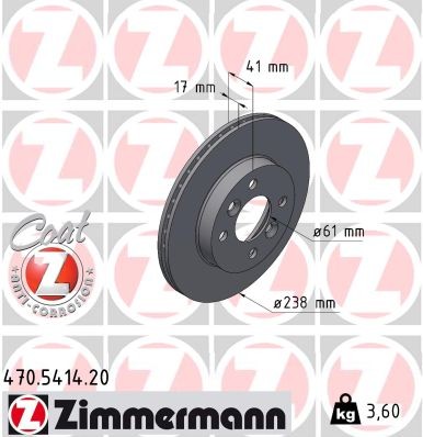 ZIMMERMANN 470.5414.20 EAN: 4250238791621.