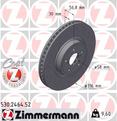 ZIMMERMANN 530.2464.52 EAN: 4250238758600.