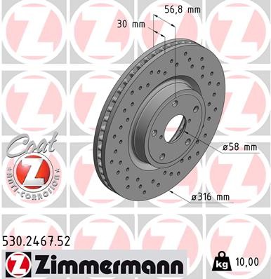 ZIMMERMANN 530.2467.52 EAN: 4250238779773.