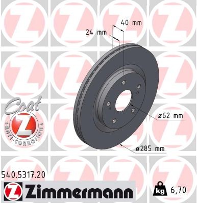 ZIMMERMANN 540.5317.20 EAN: 4250238790334.