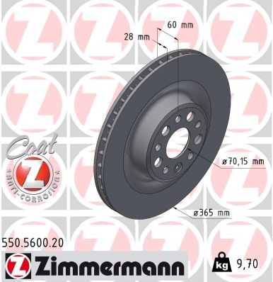ZIMMERMANN 550.5600.20 EAN: 4250238780588.