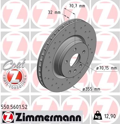ZIMMERMANN 550.5601.52 EAN: 4250238781455.