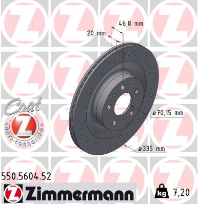 ZIMMERMANN 550.5604.52 EAN: 4250238792505.