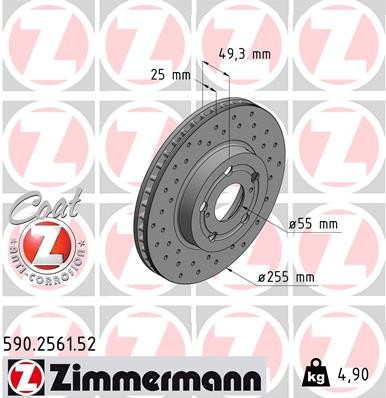ZIMMERMANN 590.2561.52 EAN: 4250238750833.
