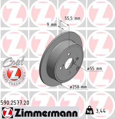 ZIMMERMANN 590.2577.20 EAN: 4250238761815.