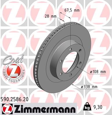 ZIMMERMANN 590.2586.20 EAN: 4250238759980.