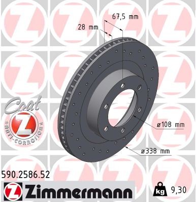 ZIMMERMANN 590.2586.52 EAN: 4250238749479.