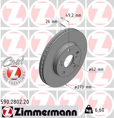 ZIMMERMANN 590.2802.20 EAN: 4250238748618.