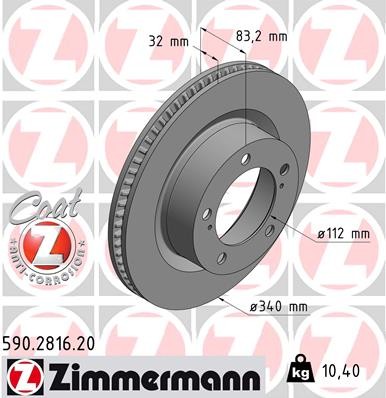 ZIMMERMANN 590.2816.20 EAN: 4250238761594.