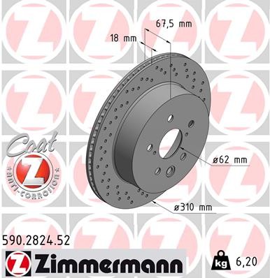 ZIMMERMANN 590.2824.52 EAN: 4250238767855.