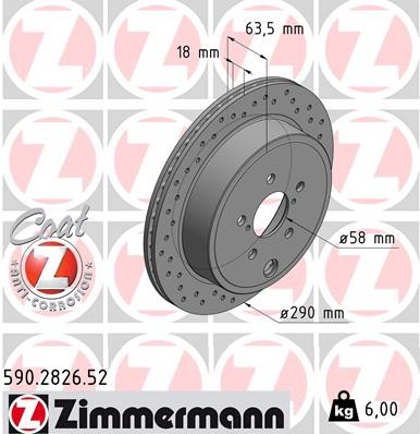 ZIMMERMANN 590.2826.52 EAN: 4250238769941.