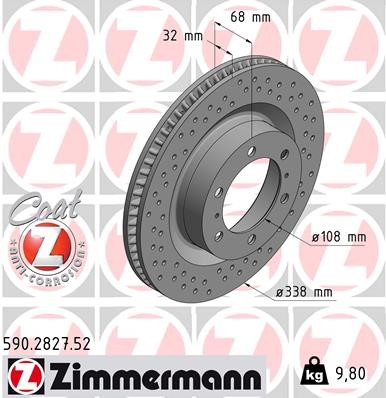 ZIMMERMANN 590.2827.52 EAN: 4250238778028.
