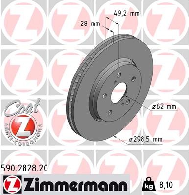 ZIMMERMANN 590.2828.20 EAN: 4250238776949.