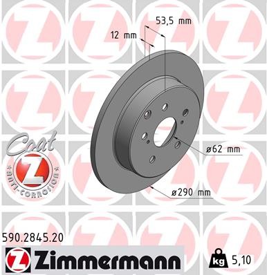 ZIMMERMANN 590.2845.20 EAN: 4250238783503.