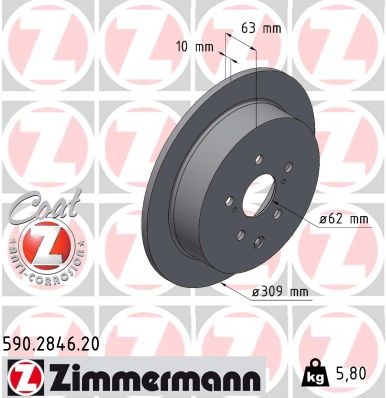 ZIMMERMANN 590.2846.20 EAN: 4250238785675.