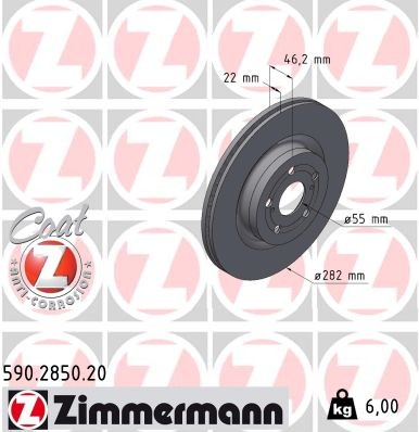 ZIMMERMANN 590.2850.20 EAN: 4250238786436.