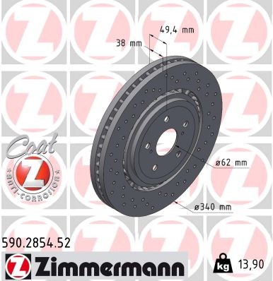 ZIMMERMANN 590.2854.52 EAN: 4250238788287.