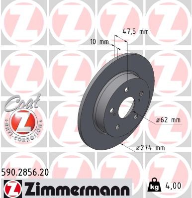 ZIMMERMANN 590.2856.20 EAN: 4250238786689.