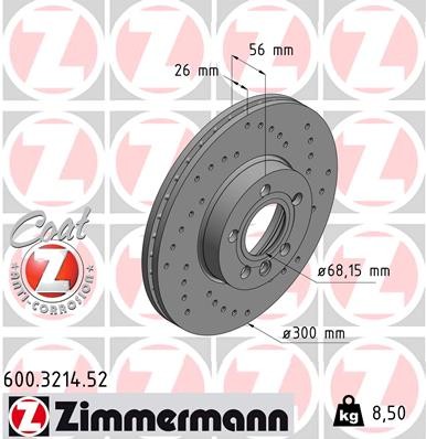 ZIMMERMANN 600.3214.52 EAN: 4250238749622.